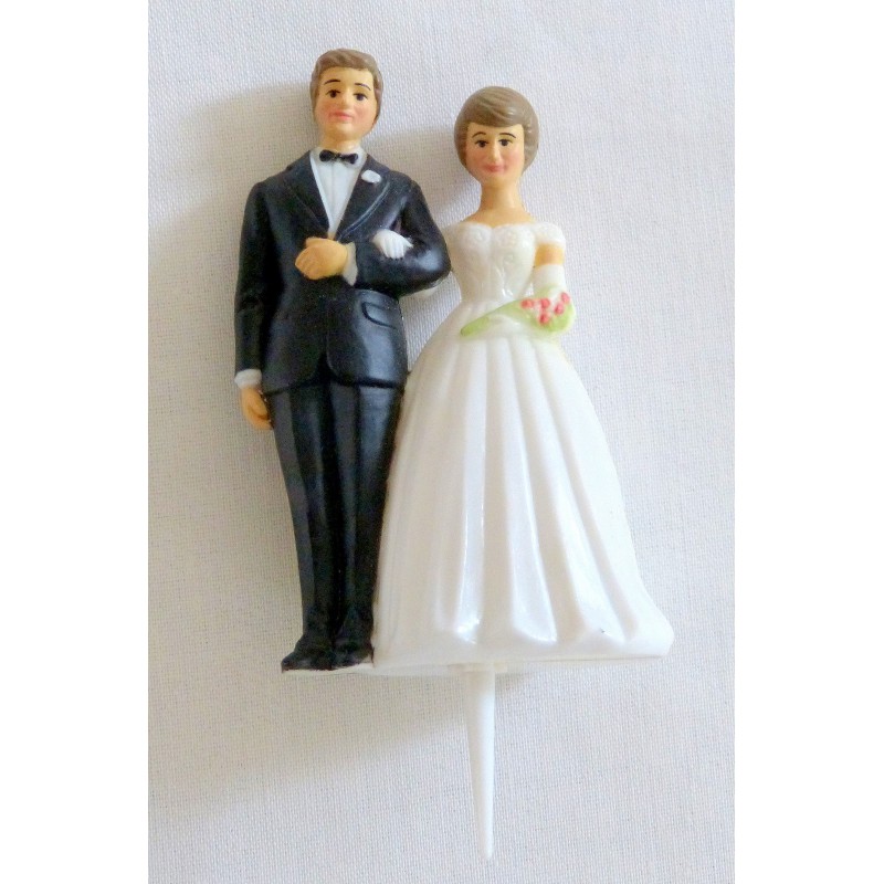 Figurine De Gateau De Mariage Vintage 80 S