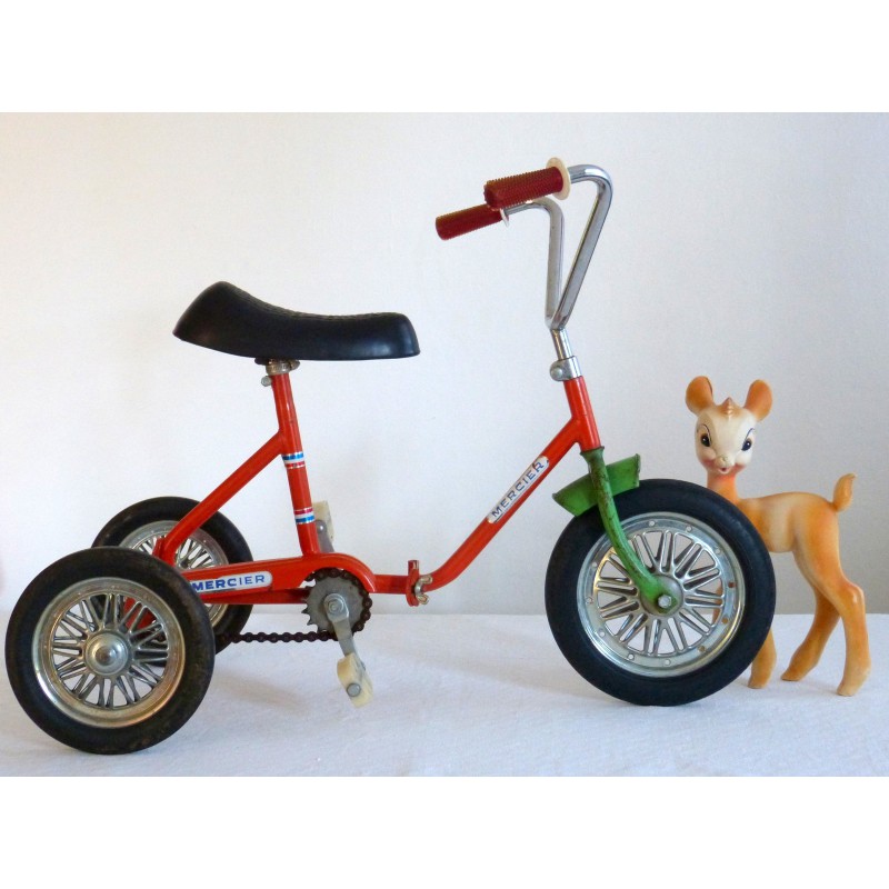 Tricycle enfant pliable Mercier orange vintage 70's