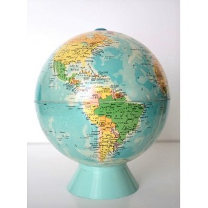 MAPPEMONDE LOUPE VINTAGE