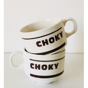 2 Tasses Choky vintage