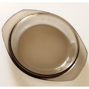 Plat Arcopal verre fume