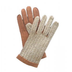 Gants vintage en cuir...