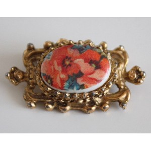 BROCHE COQUELICOTS VINTAGE