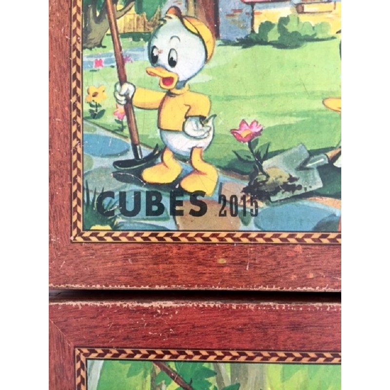 ANCIENNE BOITE DE 24 cubes ( jeux jouet ancien ) scènes de la vie de l