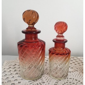 Confiturier En Cristal Baccarat Motif Bambou - Pièce De Collection, Très Bon état, Fabrication Française