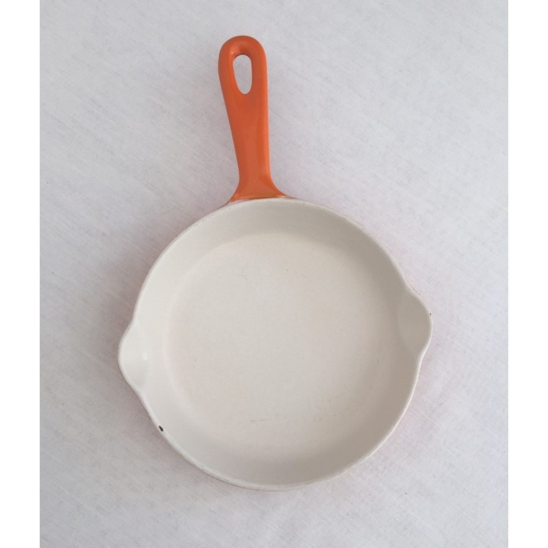 Poêle Le Creuset en fonte émaillée orange N°16