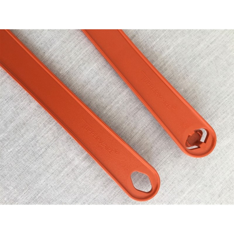 Couverts à Salade Tupperware Vintage Orange – Groovy 70s, Allemagne