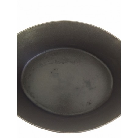 ANCIENNE COCOTTE OVALE Invicta verte en Fonte Émaillée- Série 27 EUR 39,00 - FR