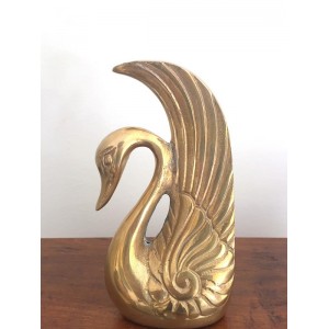 Figurine Cygne en laiton