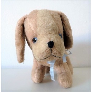 Chien peluche ancien 40's...