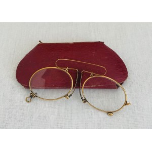 Lunettes pince nez...