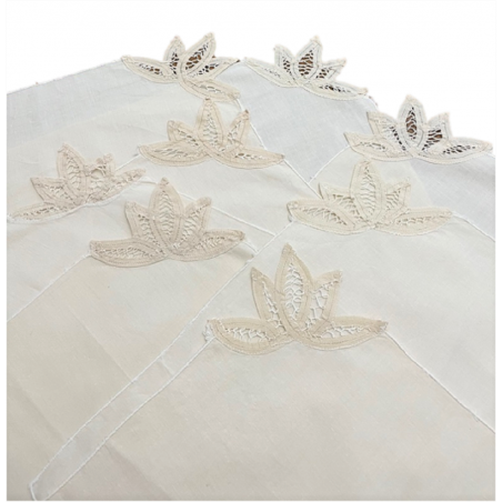 Chemin de table "Licq Corail" - Linge basque - Tissage Moutet | Tissage Chemin de table "Licq Corail" - Linge basque - Tissage Moutet | Tissage