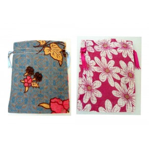 2 pochettes sacs Batik...