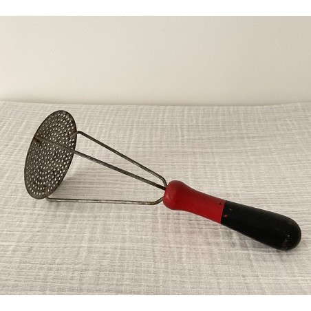 Pilon Tamiseur à Purée, Manche En Bois, Inox