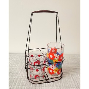 Panier A verres en metal...