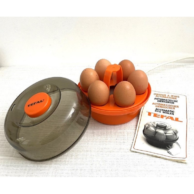 Cuiseur à œufs TEFAL orange 70's Pour œufs coque, mollets et durs