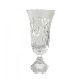Vase vintage en cristal de...