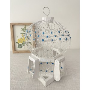 Ancienne petite cage à oiseaux