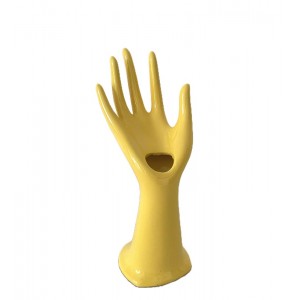 Main baguier vintage JMR jaune