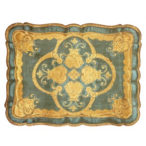 Plateau miroir rond art...