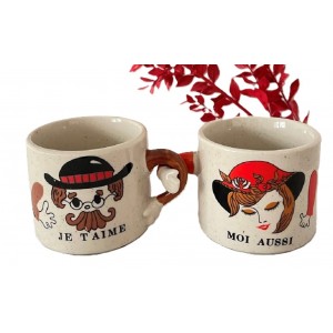 Tasses en grès Korea...