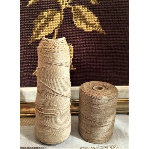 Bobines cônes vintage en lin