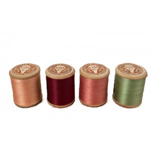 4 bobines bois fil retors...