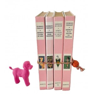 4 livres déco Bibliothèque...