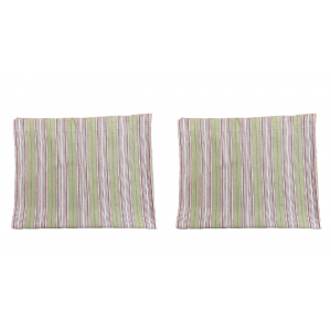 2 rideaux en tissu bayadère