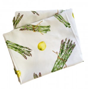 Nappe à motifs asperges et...