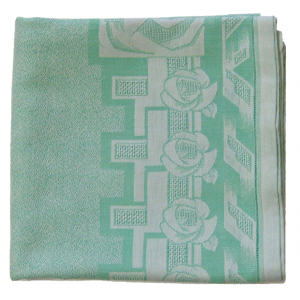 Ancienne nappe à thé vert...