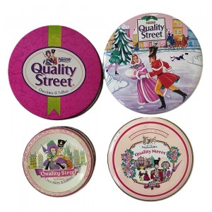 4 boites fer Quality Street